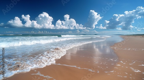 Wide, fine sandy beaches photo