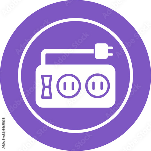 Power Strip Vector Icon