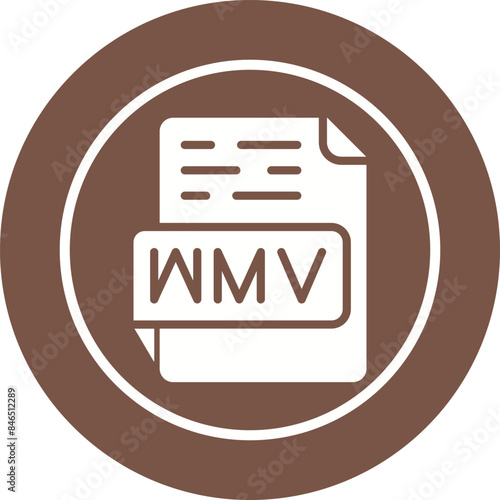 WMV Vector Icon photo