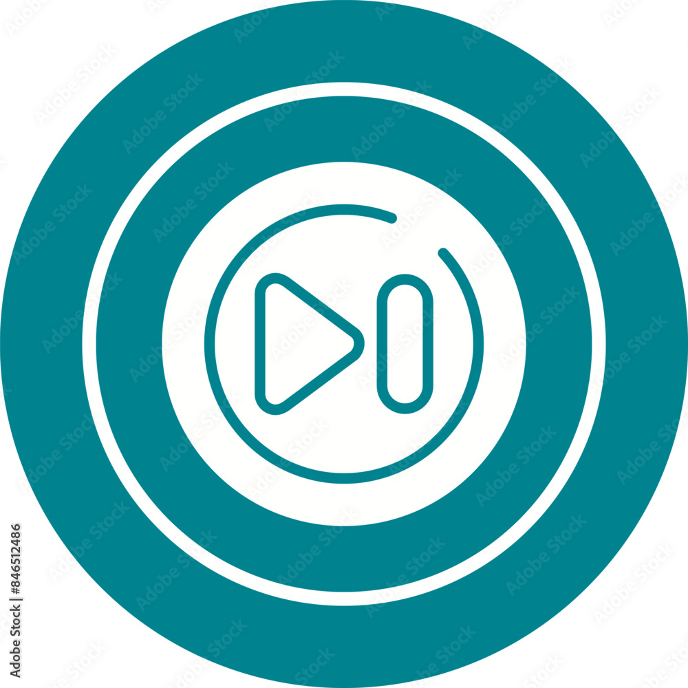 Fast Forward Circle Vector Icon Fast Forward Circle Vector Icon