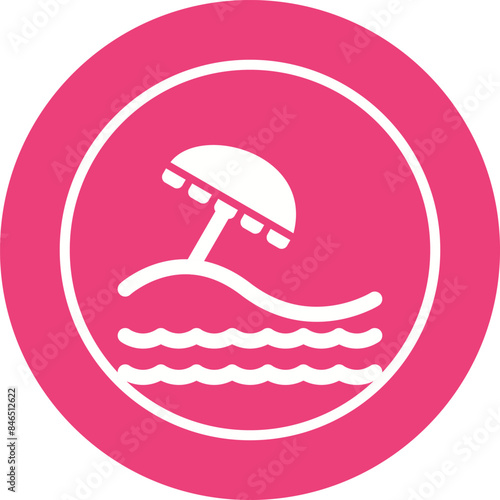Beach Vector Icon