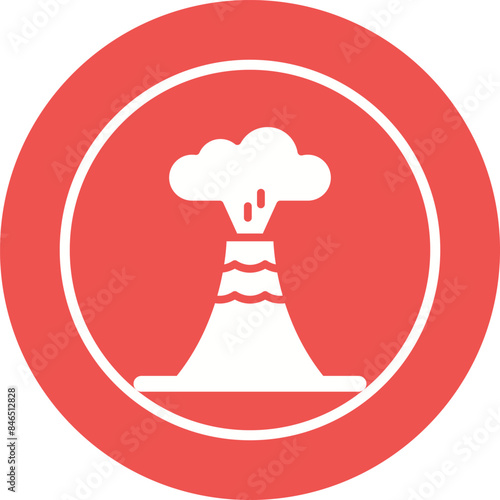 Volcano Vector Icon