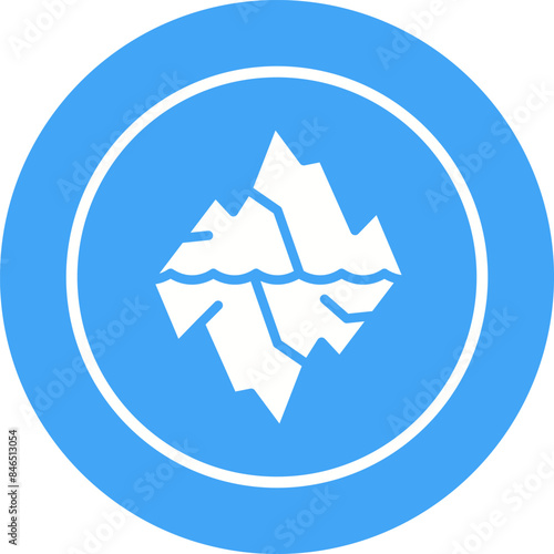 Glacier Vector Icon