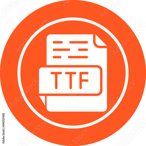 TTF Vector Icon photo