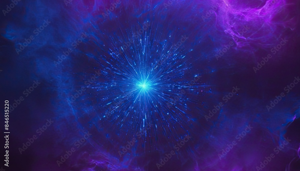 Obraz premium Creative glowing purple space background