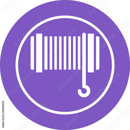 Cable Pulling Rope Vector Icon