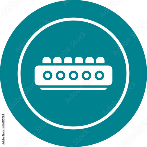 Cable Termination Block Vector Icon