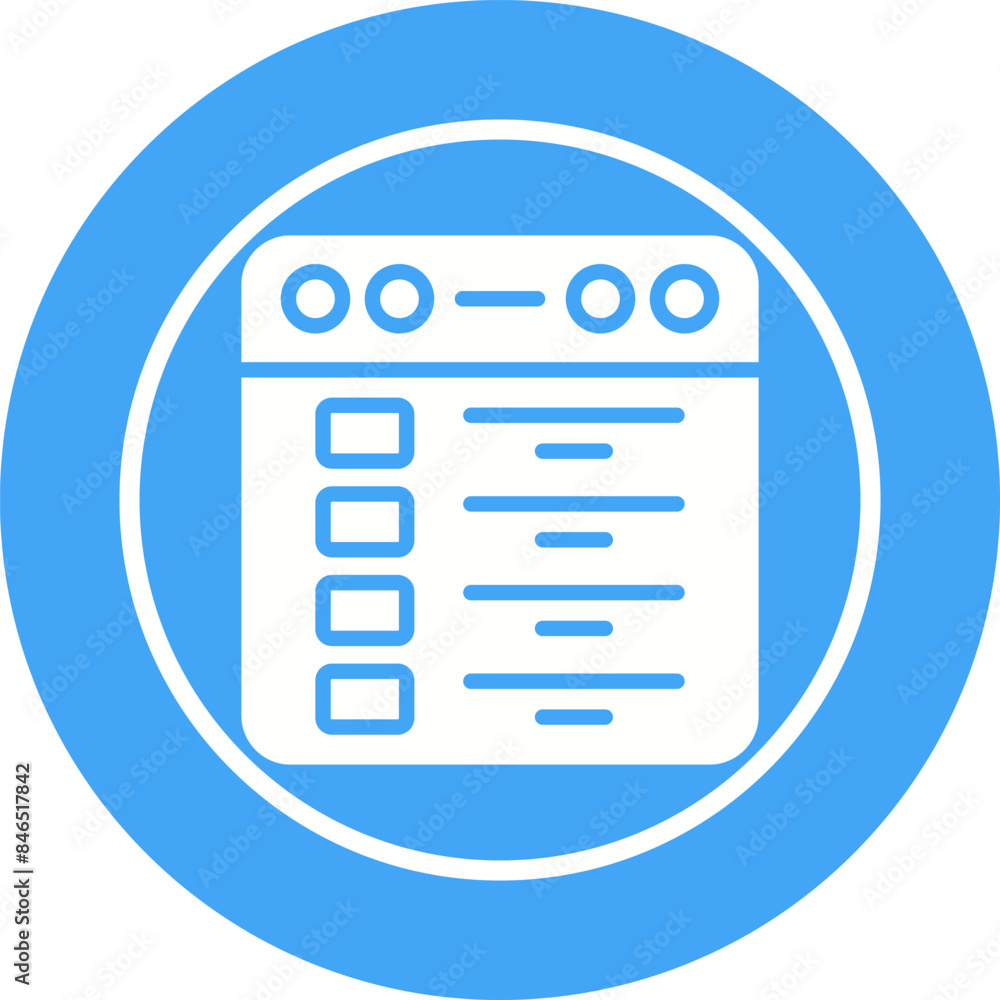 Browser Vector Icon Browser Vector Icon