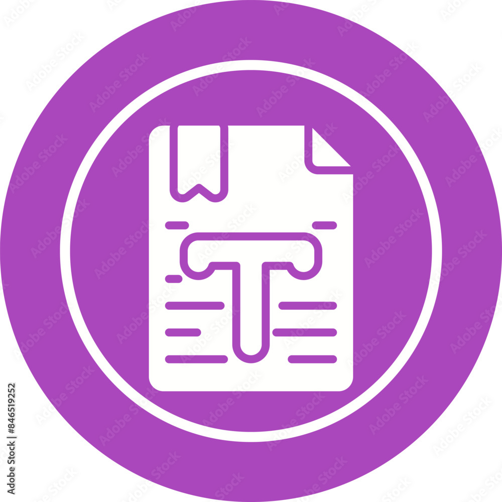 Text Vector Icon Text Vector Icon