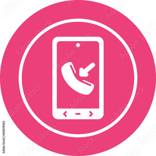 Incoming Call Vector Icon