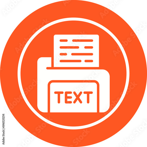 Text File Vector Icon