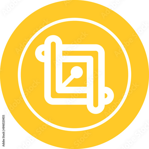 Crop Vector Icon