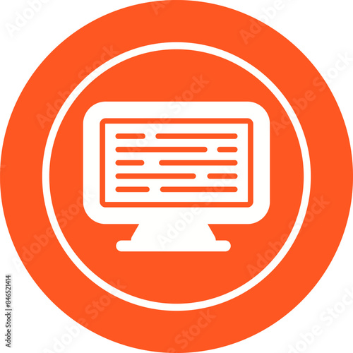 Computer Vector Icon