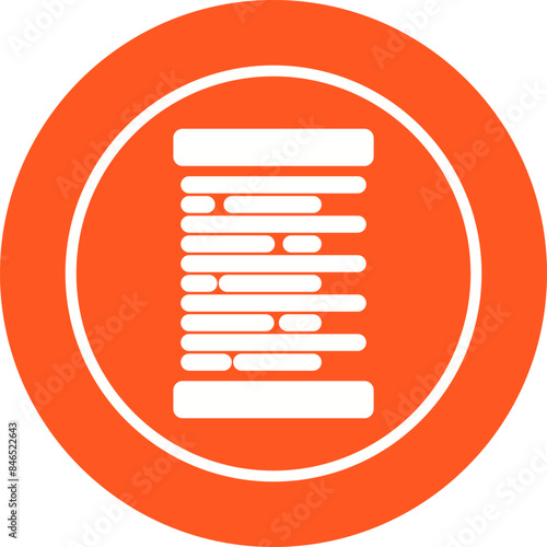 Right Alignment Vector Icon