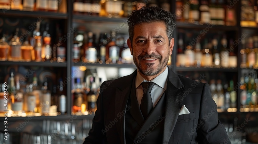 Fototapeta premium A man in a suit