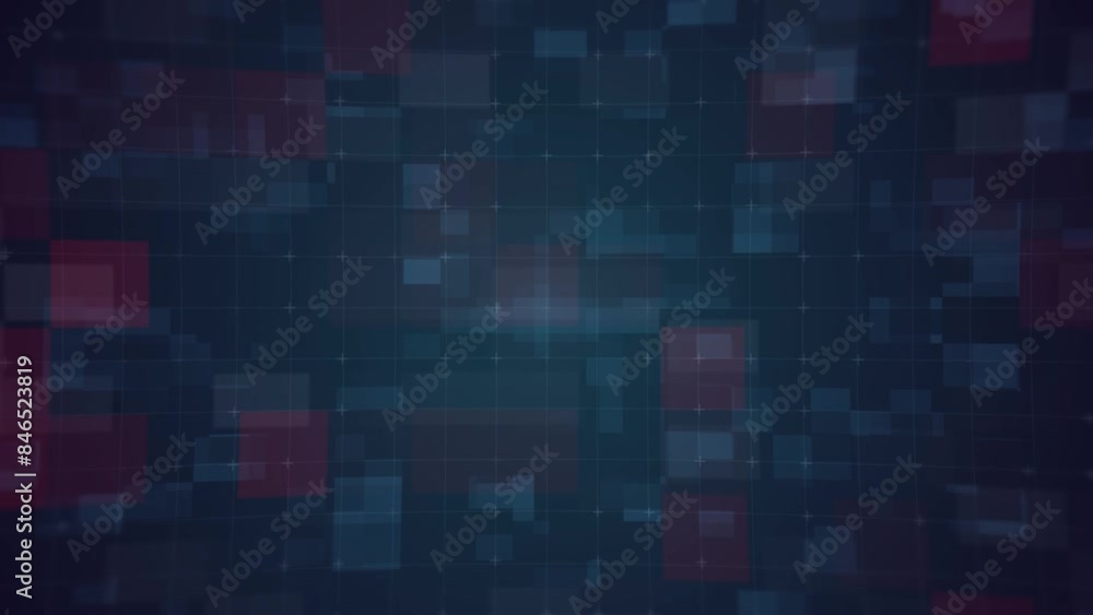 abstract background with blue random squares motion high quality abstract background with blue random squares motion high quality