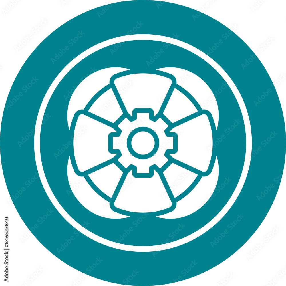 Naklejka premium Life Ring Vector Icon