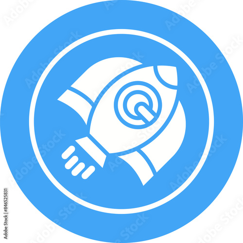 Rocket Ship Vector Icon