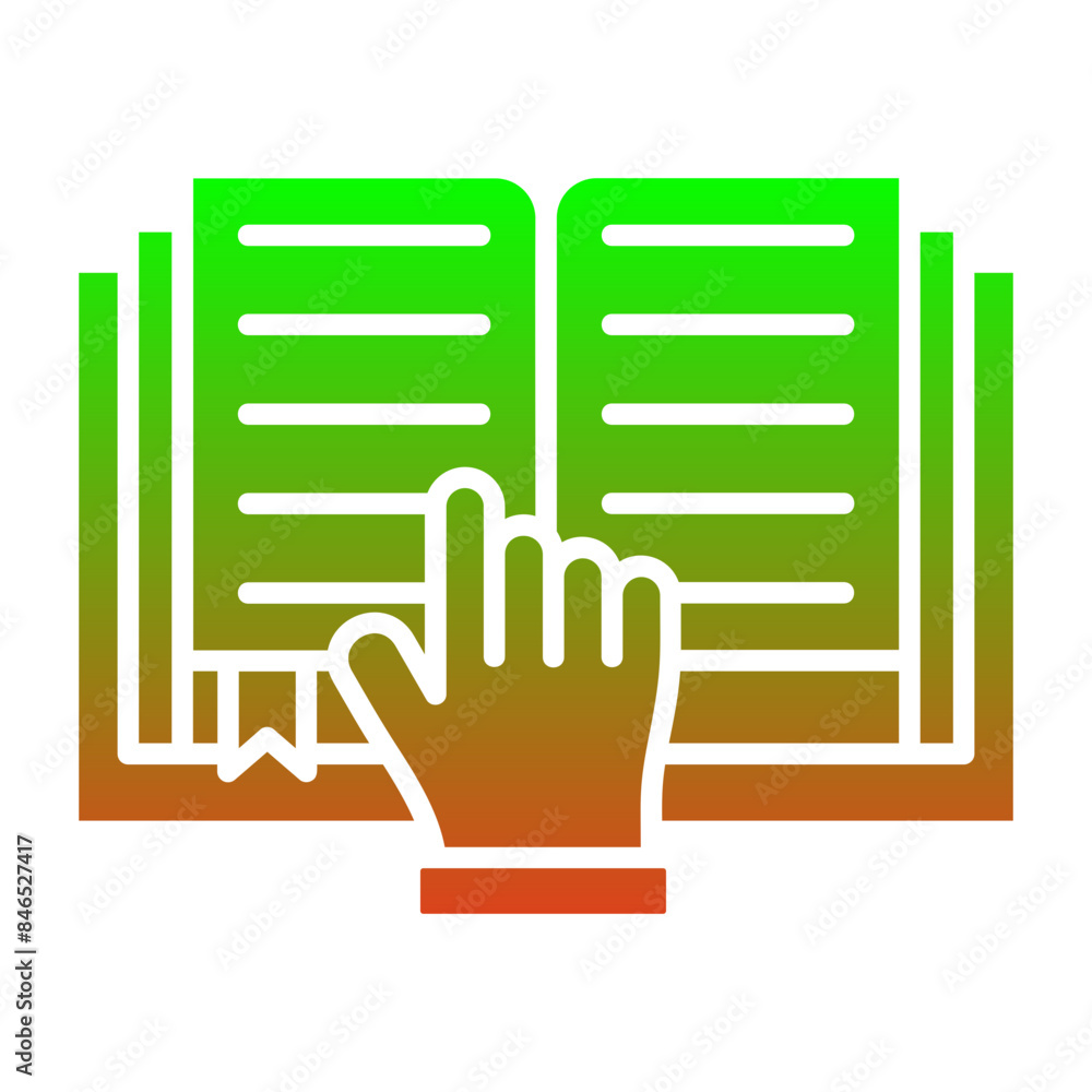 Fototapeta premium Reading Icon