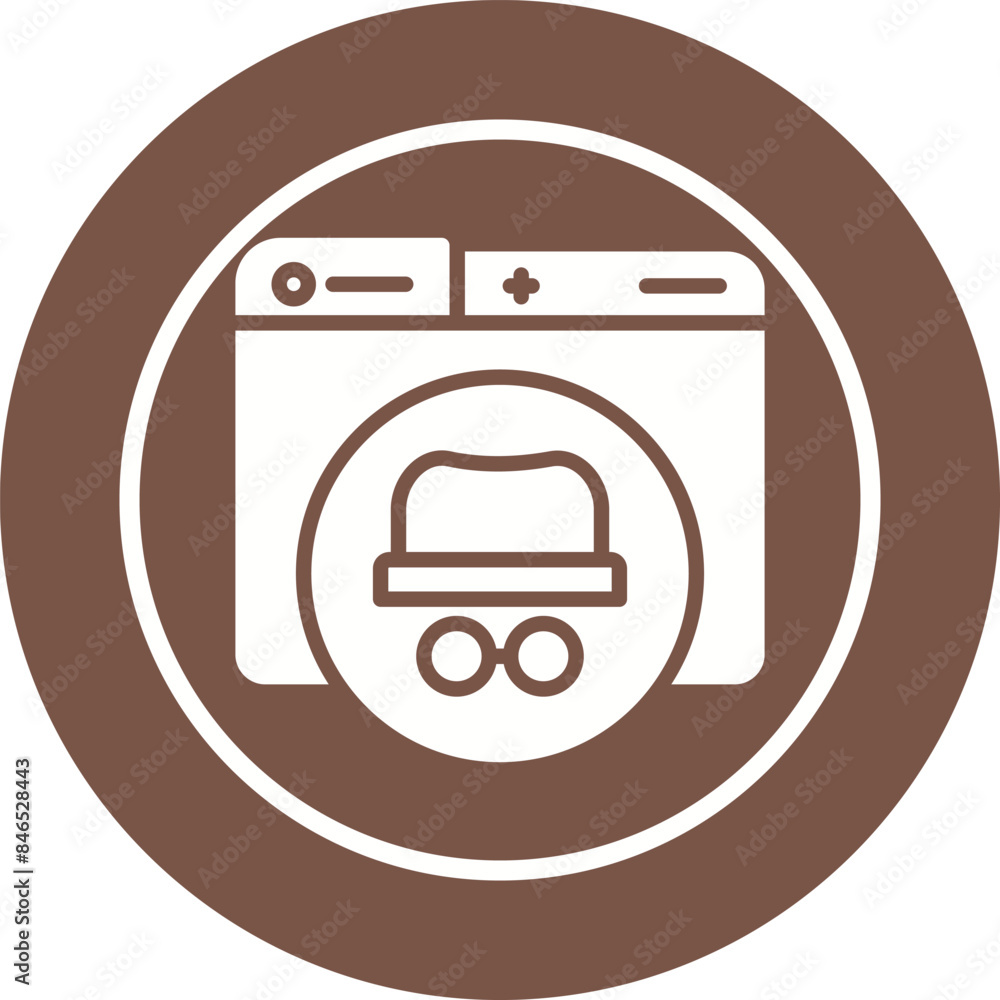 Incognito Vector Icon Incognito Vector Icon