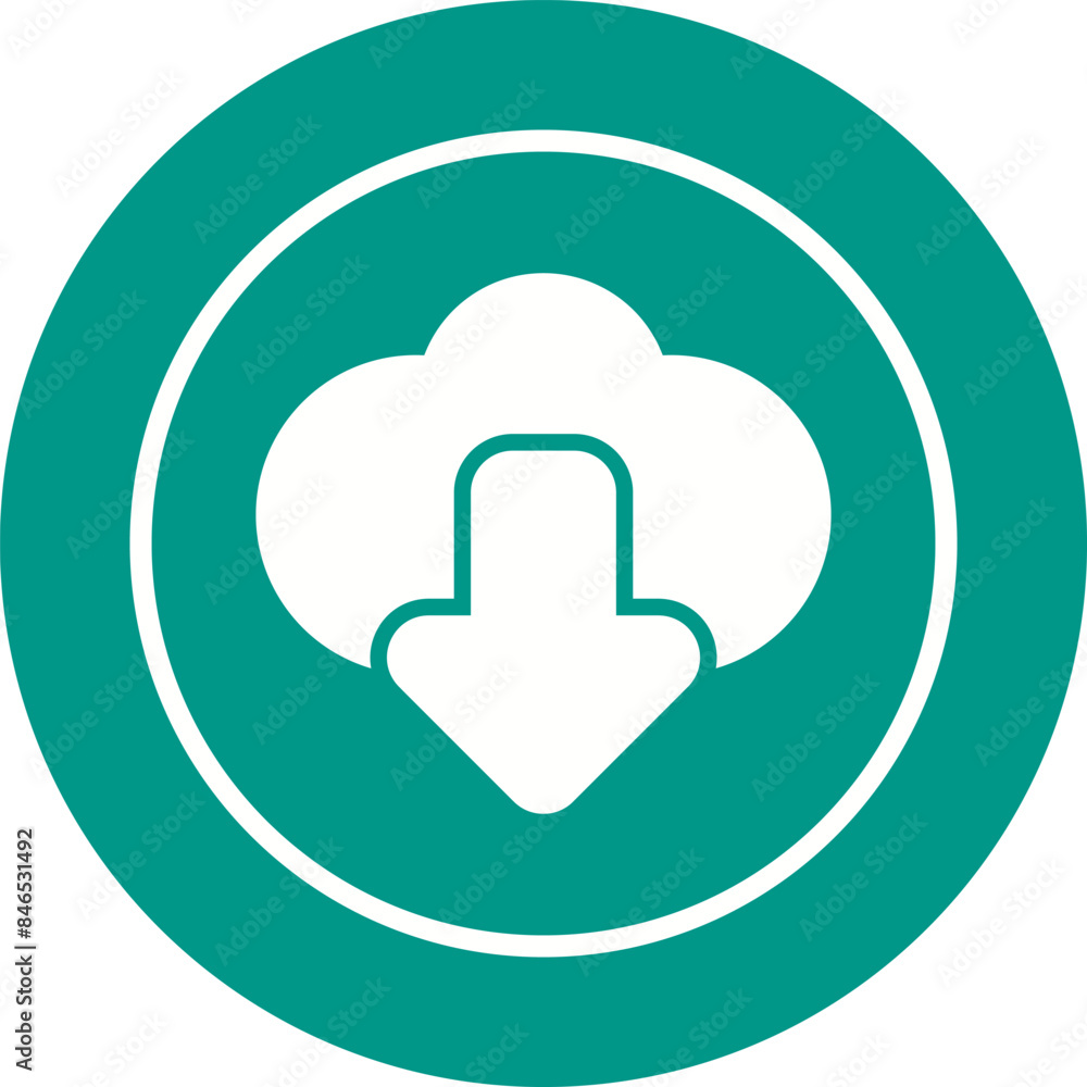 Cloud Computing Vector Icon Cloud Computing Vector Icon