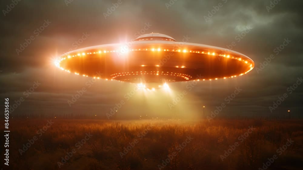 Alien Twilight: Extraterrestrial Craft Illuminated Alien Twilight: Extraterrestrial Craft Illuminated