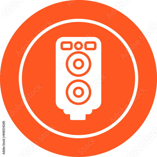 Free Download Sound System Vector Icon - GFXLoad