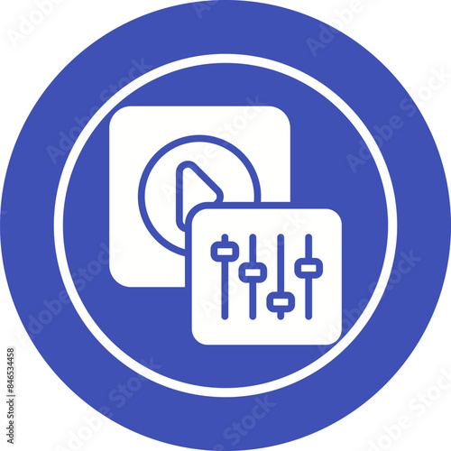 Sliders Vector Icon