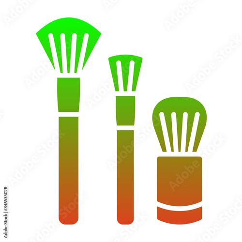 Makeup brushes Icon