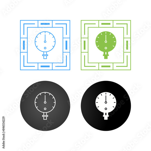 Manometer Vector Icon