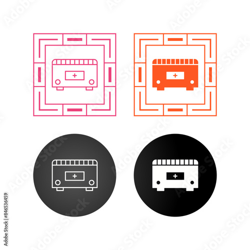 Convection Heater Vector Icon