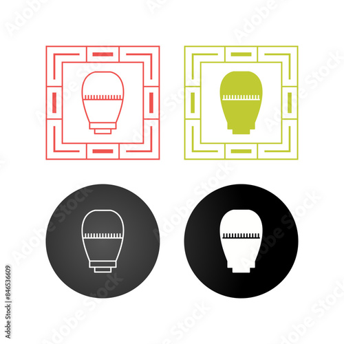 Thermostatic Head Vector Icon