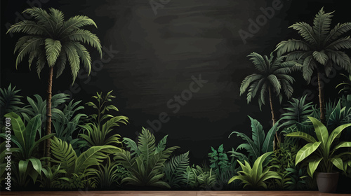 A Beautiful Jungle Forest Landscape