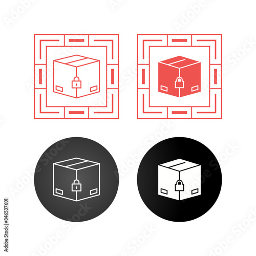 Secure Package Vector Icon