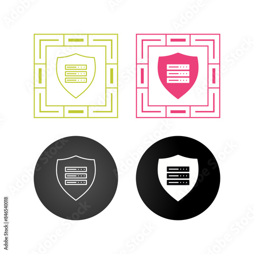 Secure Server Vector Icon