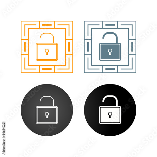 Open Lock Vector Icon Vector Icon