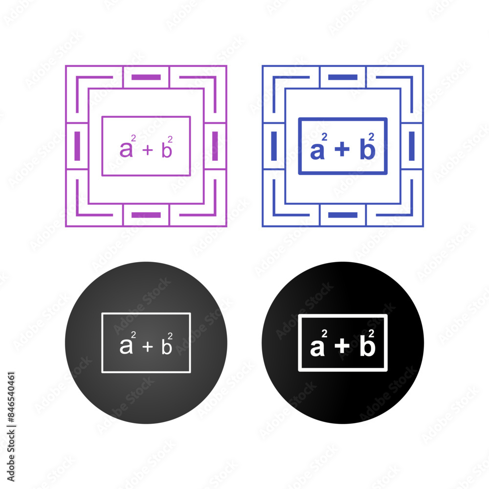 Formula Vector Icon Formula Vector Icon