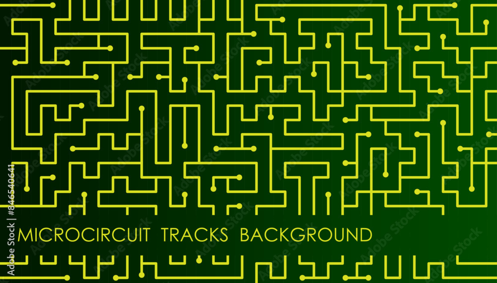 Horizontal green circuit board abstract background with engineering track scheme, cover, site presentation in HD format. UI template layout for web design of internet products. Vector banner Horizontal green circuit board abstract background with engineering track scheme, cover, site presentation in HD format. UI template layout for web design of internet products. Vector banner