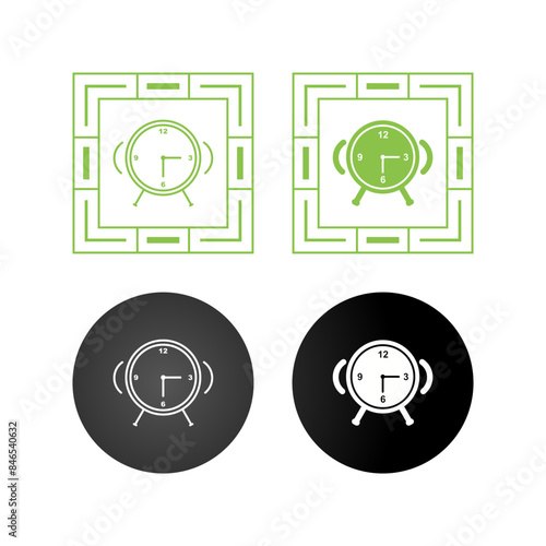 Alarm Clock Vector Icon