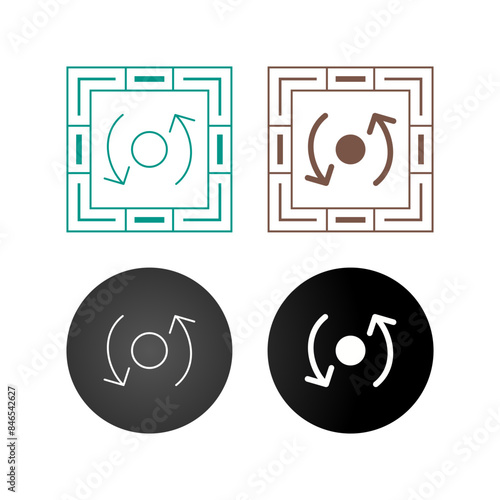 Synchronization Vector Icon