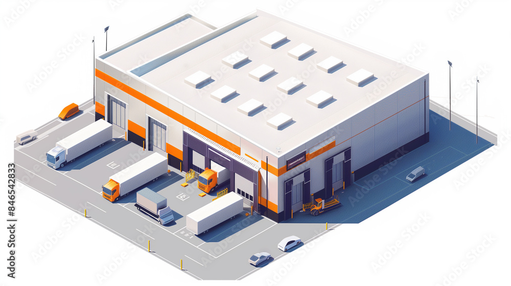 Logistics distribution center. Retail warehouse. Logistics distribution center. Retail warehouse.