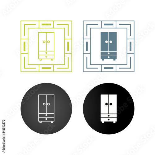 Cupboard Vector Icon