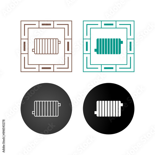 Radiator Vector Icon