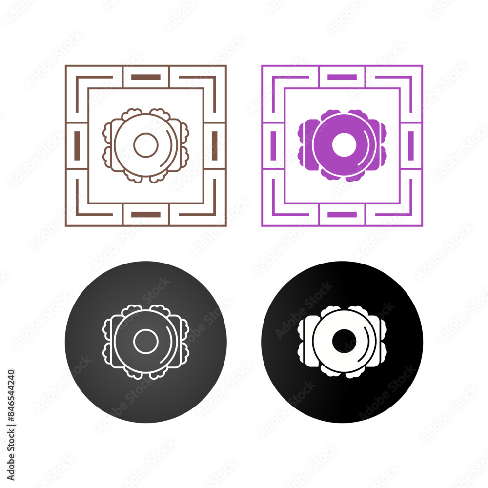 Obraz premium Bagel Vector Icon