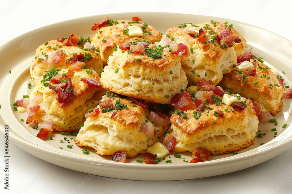 Bacon and Onion Biscuits: A Gourmet Delight Bacon and Onion Biscuits: A Gourmet Delight
