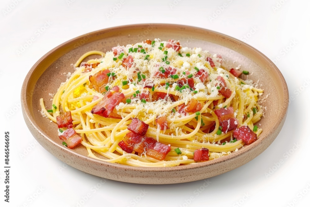 Homemade Bacon and Egg Spaghetti with Creamy Parmesan Sauce Homemade Bacon and Egg Spaghetti with Creamy Parmesan Sauce