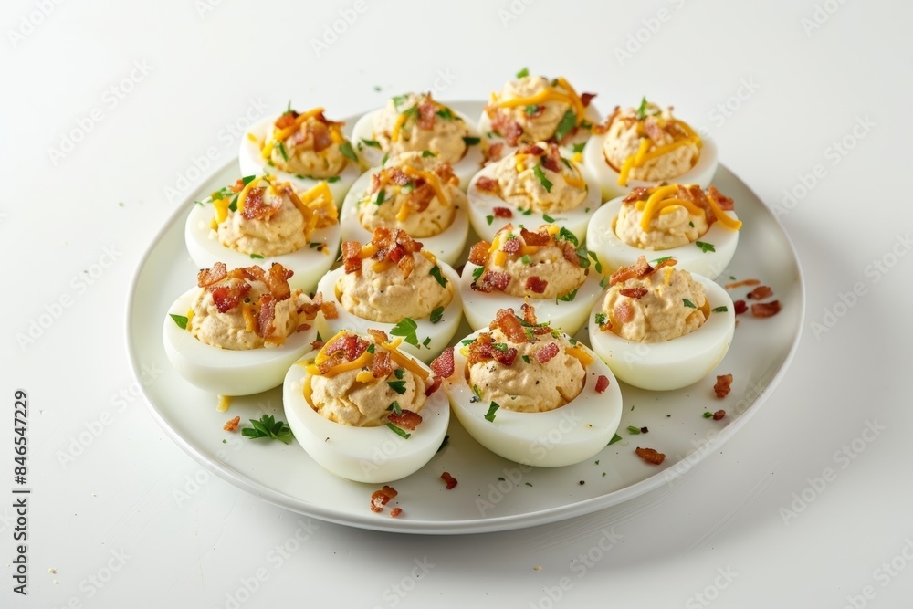 Bacon and Cheese Deviled Eggs: A Delicious Twist on a Classic Recipe Bacon and Cheese Deviled Eggs: A Delicious Twist on a Classic Recipe