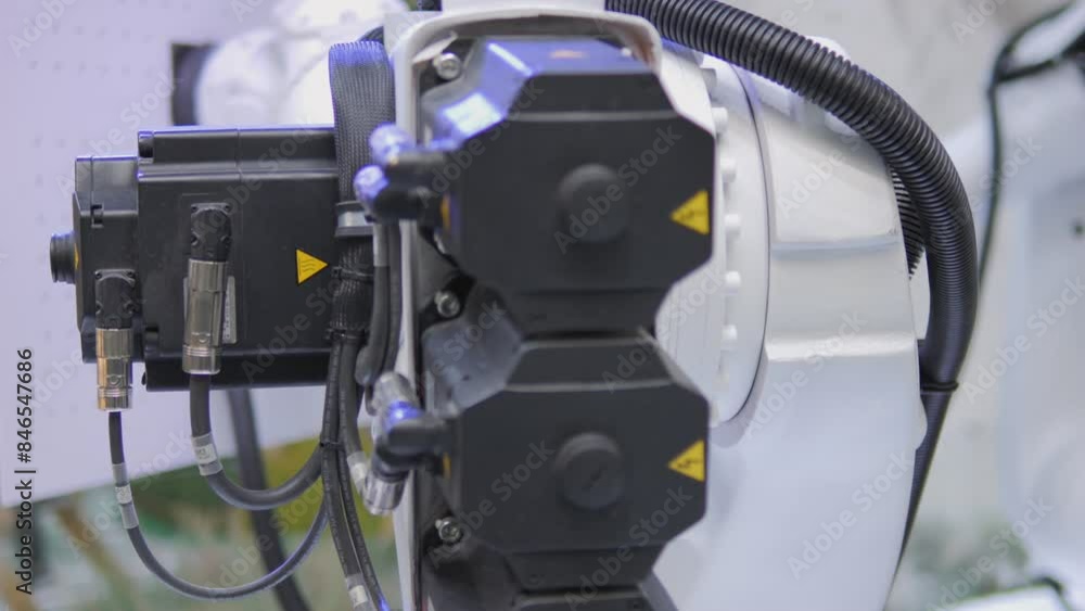 Highresolution images of advanced industrial robotics machinery and equipment in closeups Highresolution images of advanced industrial robotics machinery and equipment in closeups
