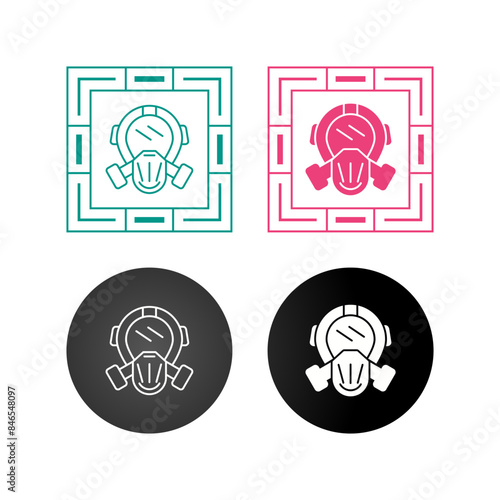 Gas Mask Vector Icon