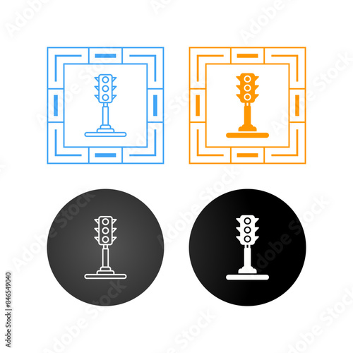 Traffic Light Vector Icon